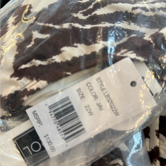 NWT  La Blanca Woman’s Zebra Print One-Piece Swimsuit retail $130 - Picture 10 of 11